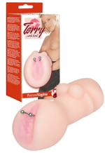 Вагина с пирсингом в клиторе Terry Pierced Vagina (Цвет: телесный)