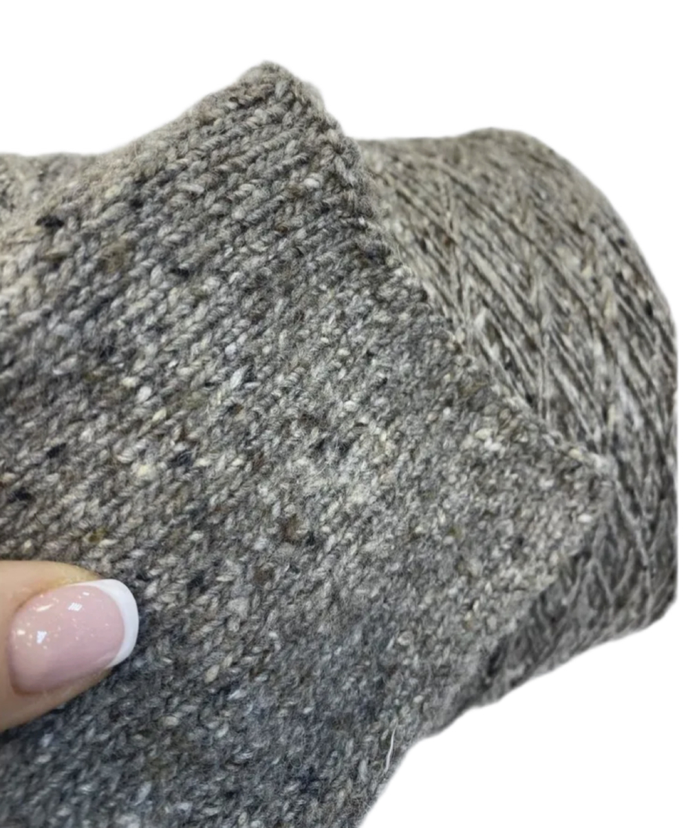 Пряжа на бобине ( Италия) Твид 60% шерсть 20% вискоза 20% п/а 100г-380м 500г