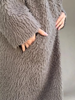 Шуба из шерсти мериноса, SilverFox (арт. 1072)