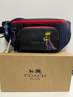 Поясная сумка COACH черная