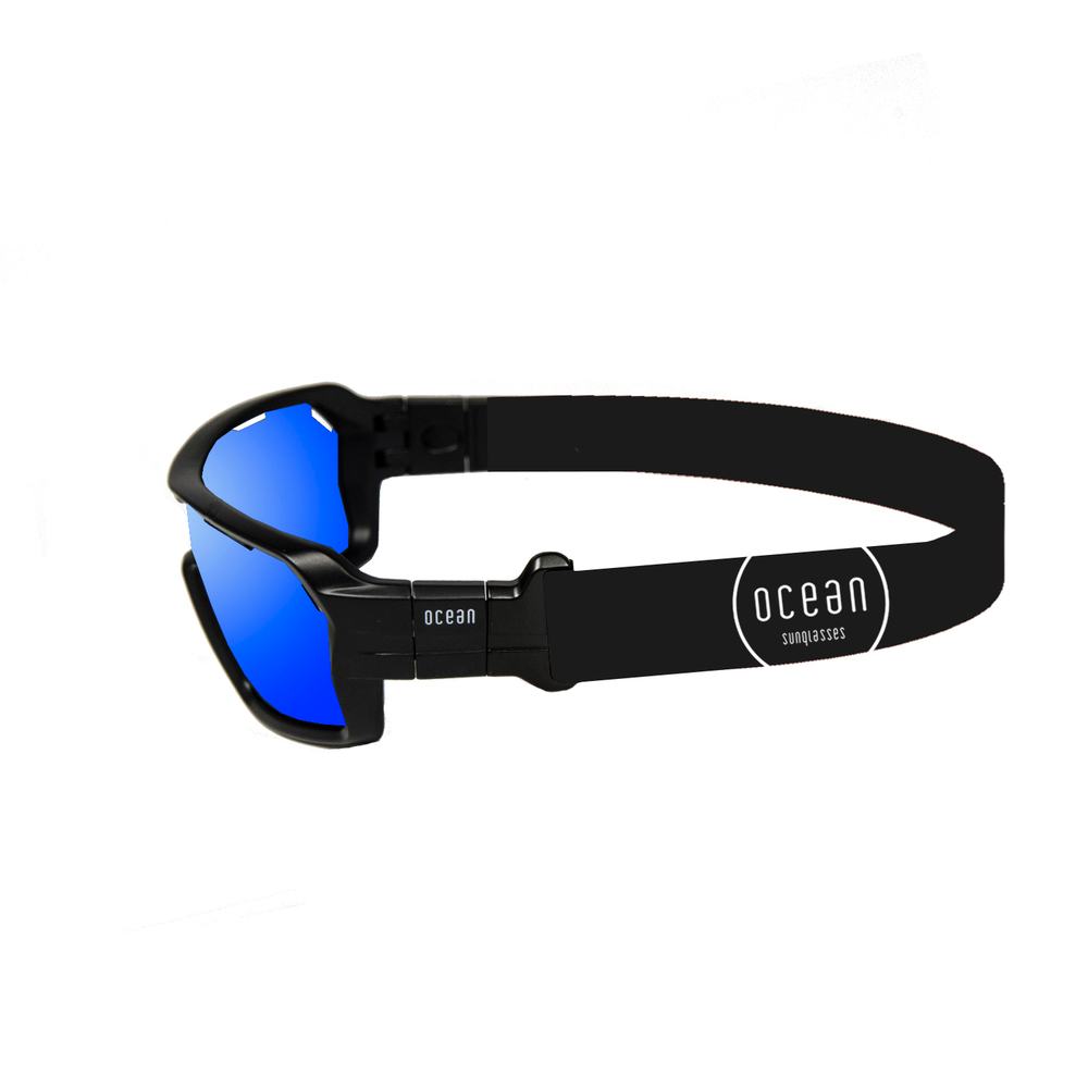 Спортивные очки с диоптриями OCEAN Chameleon Matt Black / Revo Blue Polarized lenses