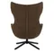 Крутящееся кресло Gamma, коричневое букле