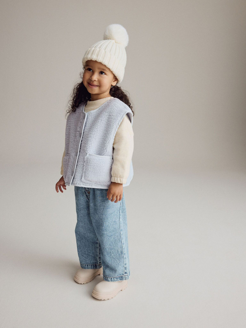 Жилет флисовый для девочки Next E29-945, Голубой