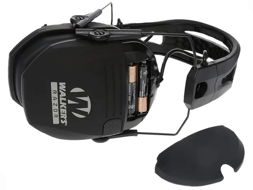 Наушники активные Walker`s Razor Slim Tacti-Grip, чёрные