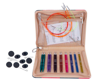 Набор съемных спиц Deluxe set, Zing (8 размеров) 47404 Knit Pr