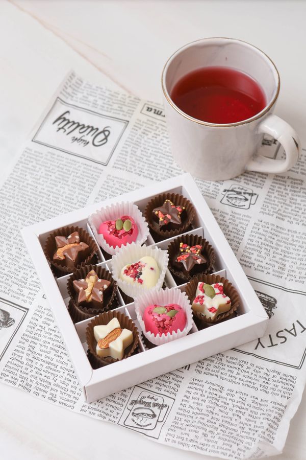 Конфеты звездочки и сердечки ручной работы, Микс