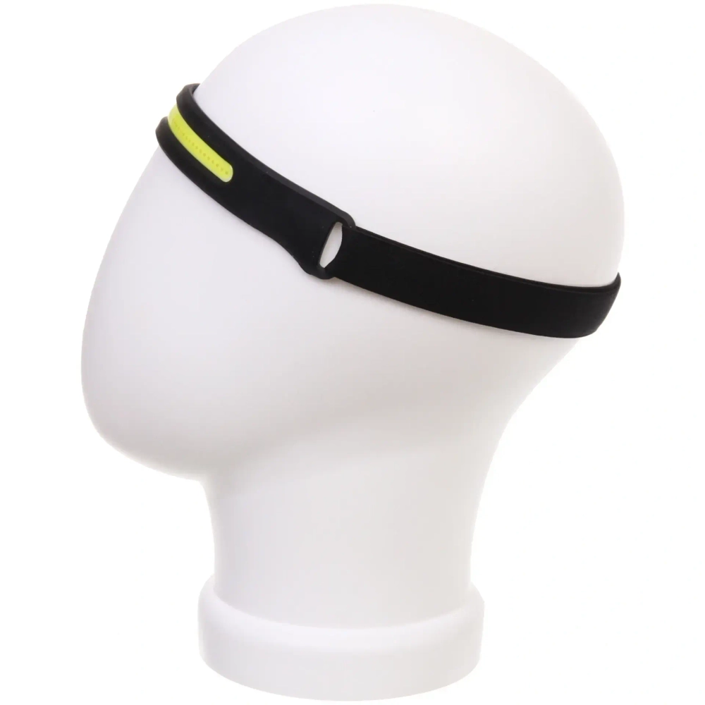 Фонарь налобный светодиодный 1COB + 1W 6 режимов. аккумуляторная батарея 800mAh, USB