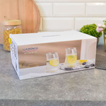 Набор стаканов 6шт 425мл из тонкого стекла, d7см, h10,5см, GPC-58-2