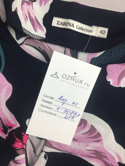Платье ZARINA с цветочным принтом 42 размер