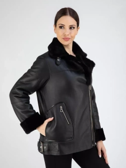 Дубленка авиатор натуральная зимняя