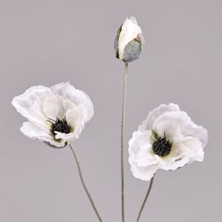 ЦВЕТОК ИСКУССТВЕННЫЙ "МАК" ВЫСОТА=50СМ. (МАЛ=24 ШТ/КОР=96ШТ.)