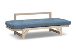 Диван кушетка Элиза, рогожка, синий