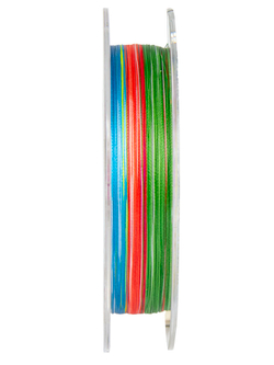 Плетеный шнур LUCKY JOHN Vanrex EGI & JIGGING х4 BRAID Multi Color 150 м - 0,14 мм