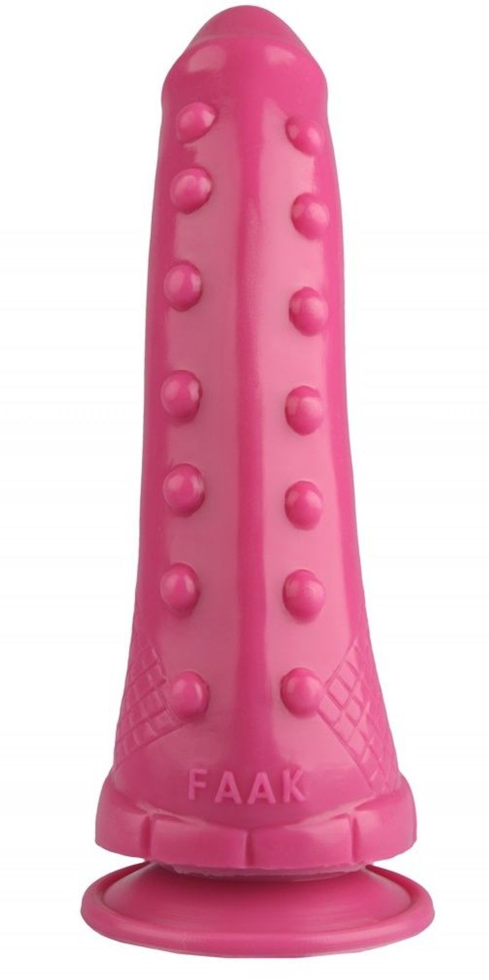 Розовый анальный фаллоимитатор - 24 см. (Цвет: розовый)