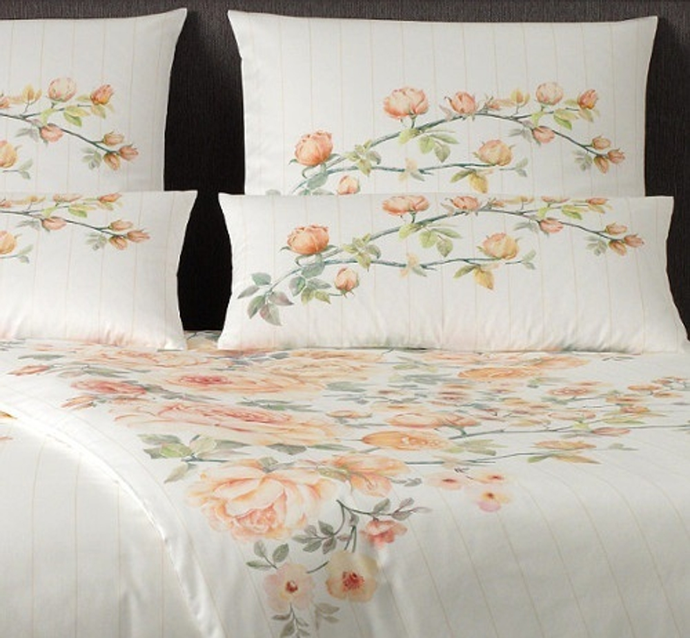Пододеяльник 155x200 Elegante Princess Rose персиковый фото