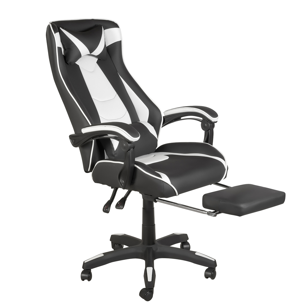 Кресло RT-6056 black white/MF-6056 black white