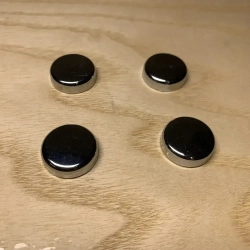 Декоративный колпачок заглушка для самореза, Хром 4 шт.