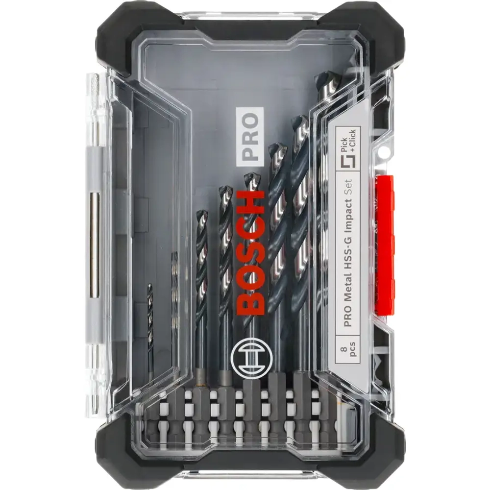 Набор спиральных свёрл PRO Metal HSS-G Impact BOSCH 2608577146