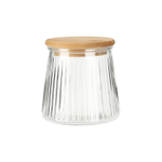 Банка для хранения ребристая с крышкой 680 мл