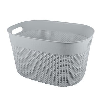 Корзина для хранения OSLO 18л серый шторм