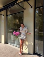 Платье мини Rose, Белый