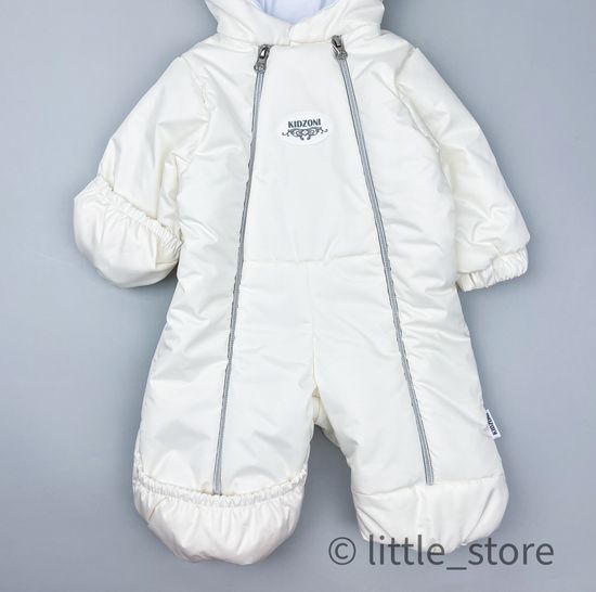 Комбинезон демисезонный "Леон" молочно-кремовый