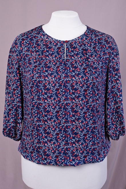 Блузка женская 3297ЛП, синий #40С093297ЛП