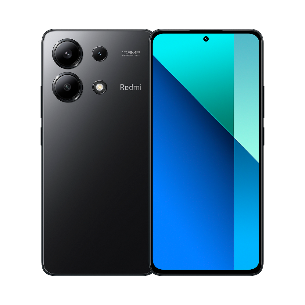 Смартфон Xiaomi Redmi Note 13 4G 8/512GB, Midnight Black (Полночный чёрный)