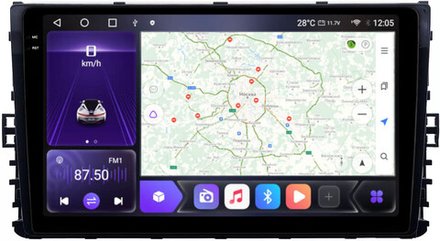 Магнитола для VW Jetta 7, Teramont, Taos, Multivan/Caravelle 2020+, Tiguan 2, Passat B8 - Carmedia OL-9925 QLed+2K, Android 12, ТОП процессор, CarPlay, SIM-слот