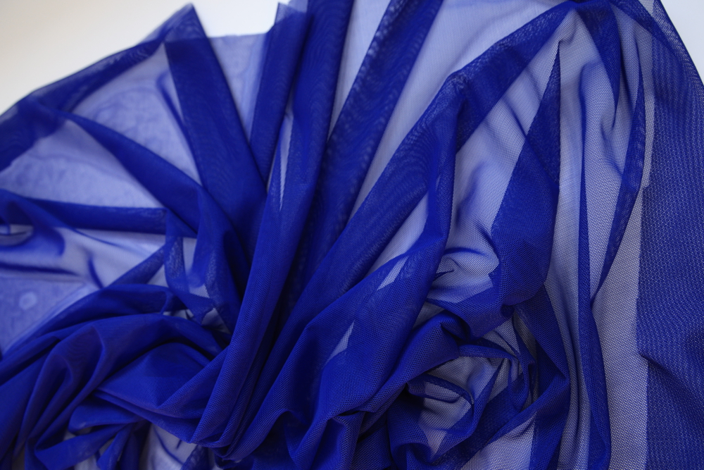 Сетка трикотаж василек