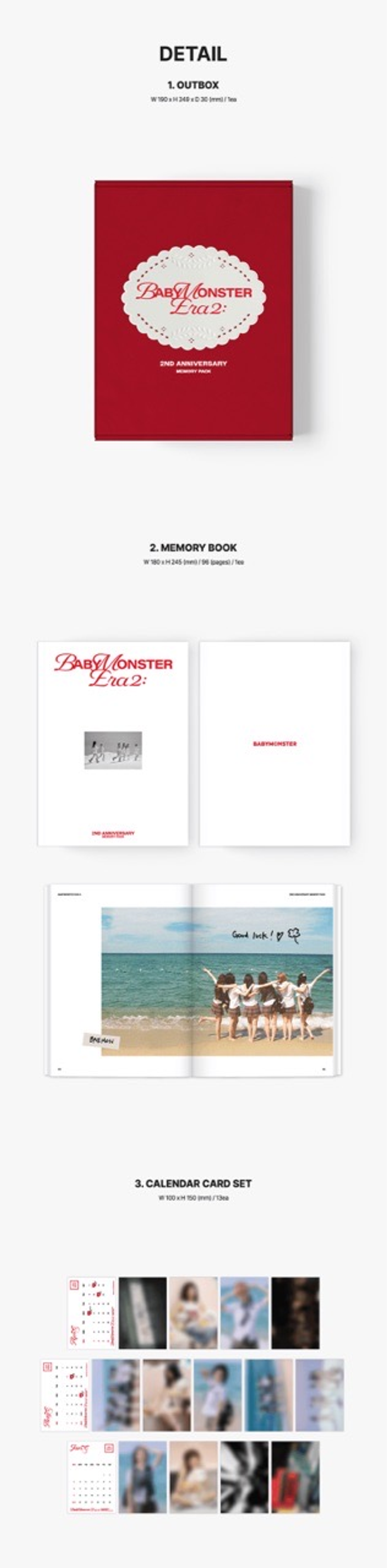 Фотобук BABYMONSTER : ERA II | BABYMONSTER 2nd Anniversary Memory Pack