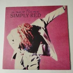 Винтажная виниловая пластинка LP Simply Red A New Flame (Germany 1989)