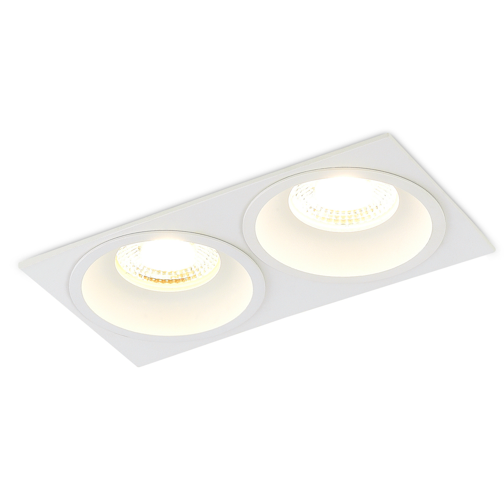 Светильник встраиваемый CRATER,  10W,  931Lm,  3000K,  D82хH40мм,  IP44,  белый