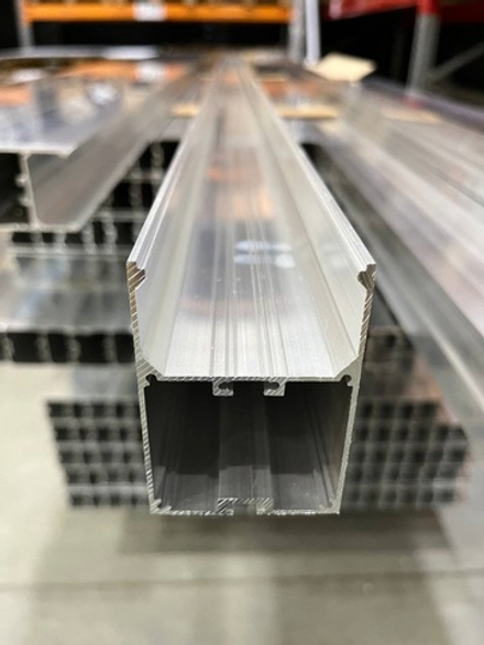 Профиль алюминиевый для сборки дизайнерского светильника 1 метр