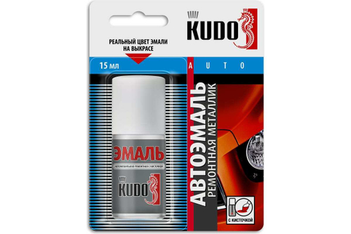 Эмаль-кисточка металлик ВАЗ Kudo 691 Платина (15мл)