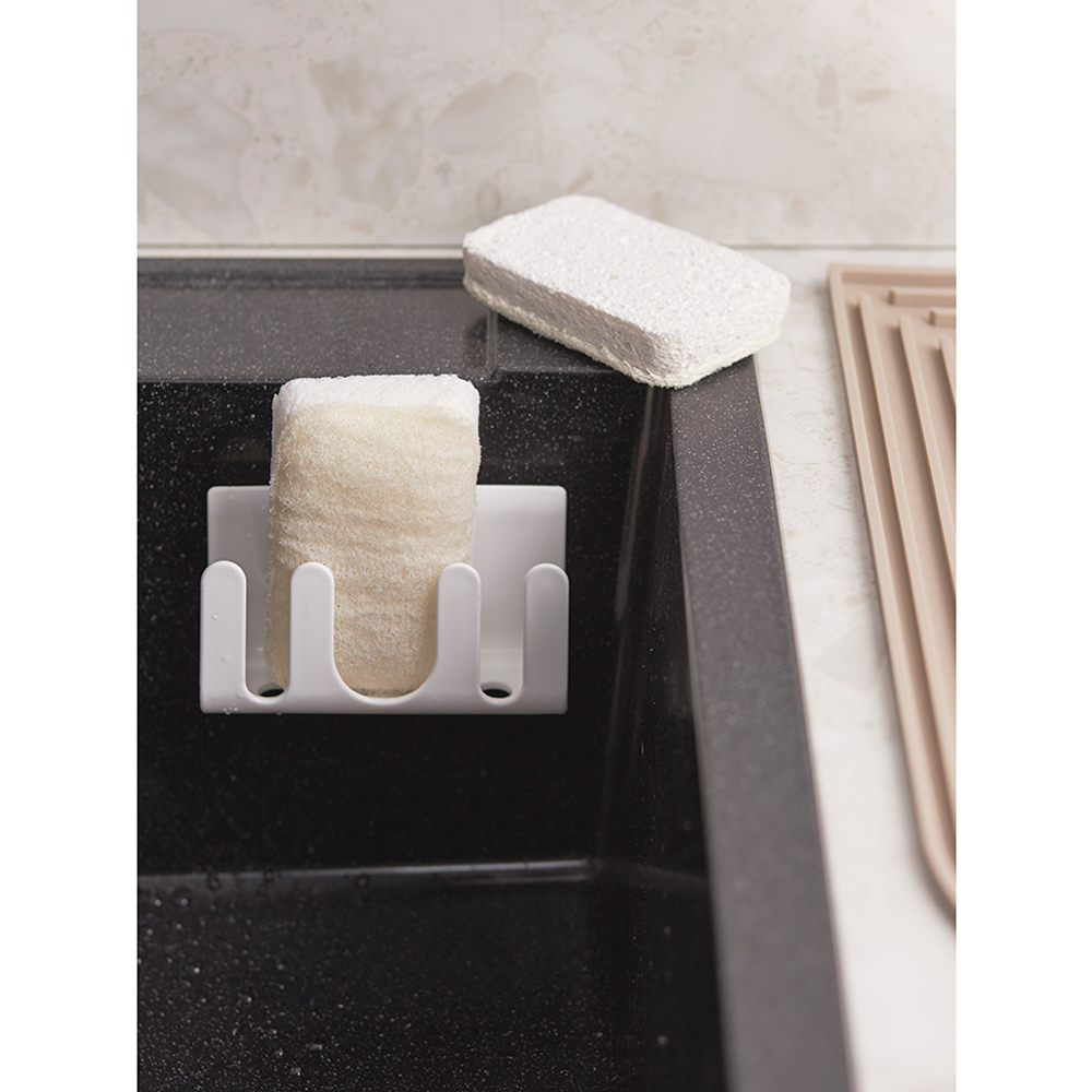 Набор губок для посуды из люфы и целлюлозы eco sponge, 2 шт.