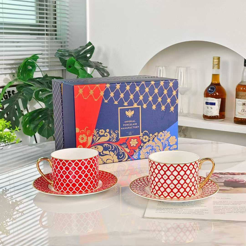 Чайная пара Imperial Porcelain Manufactory