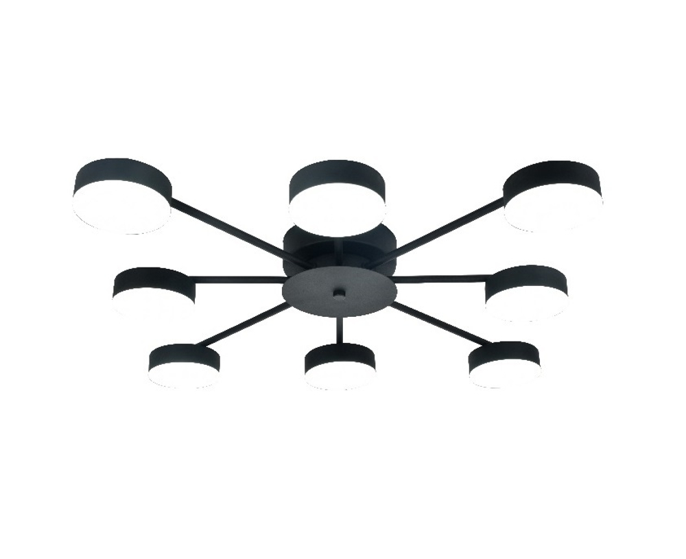 Потолочный светодиодный светильник Mirastyle XL-20626/8 BK