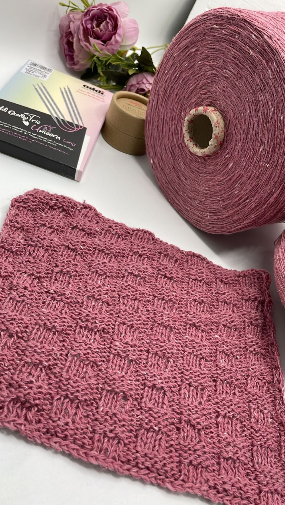 Пряжа для вязания 60% хлопок 30% меринос 10% полиамид (300 гр на конусе)