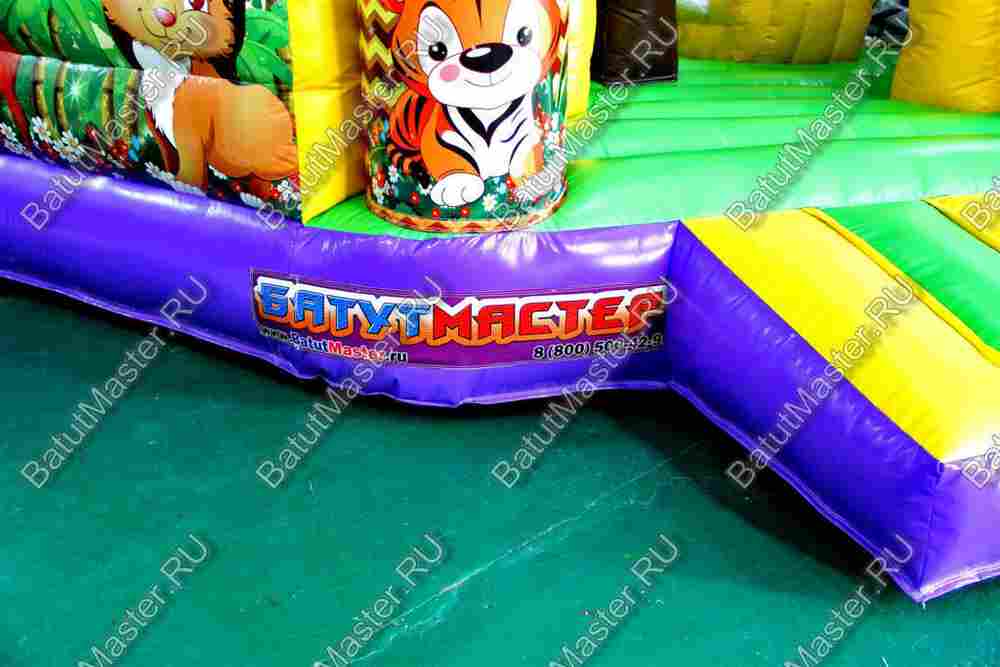 Надувной батут "В гостях у зебры"