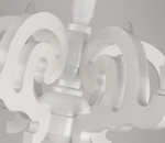 Подвесной дизайнерский светильник  Paper by Moooi (белый, D90)