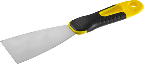 Шпатель STAYER ″PROFESSIONAL″ нержавеющее профилированное полотно, 2к ручка, 60 мм