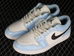 Jordan 1 Low Ice Blue Black