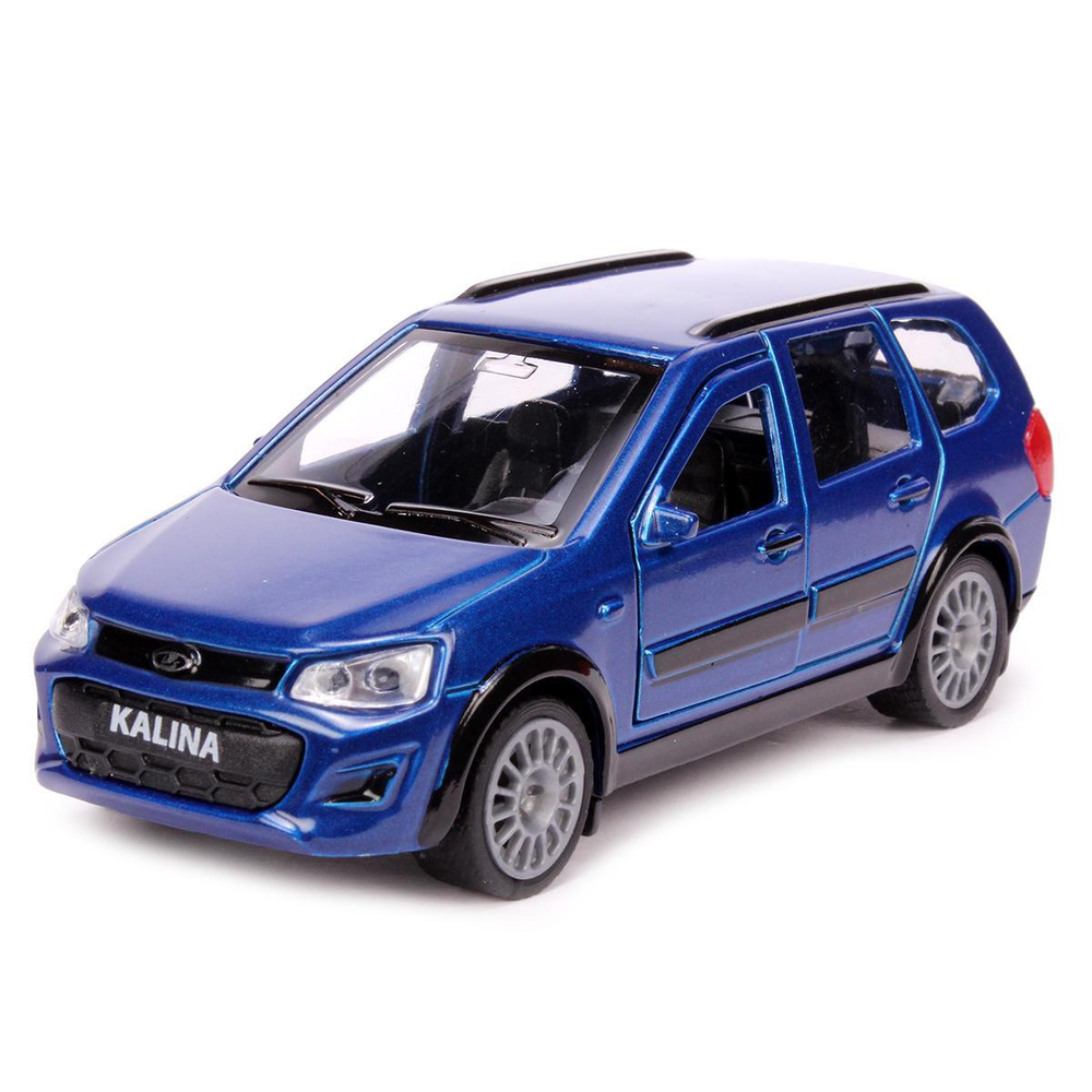 Модель ин. мет. "Lada Kalina Cross" 12см, открыв. двери,багаж, синий,коробка SB-16-46-N(BU)-W(Технопарк)