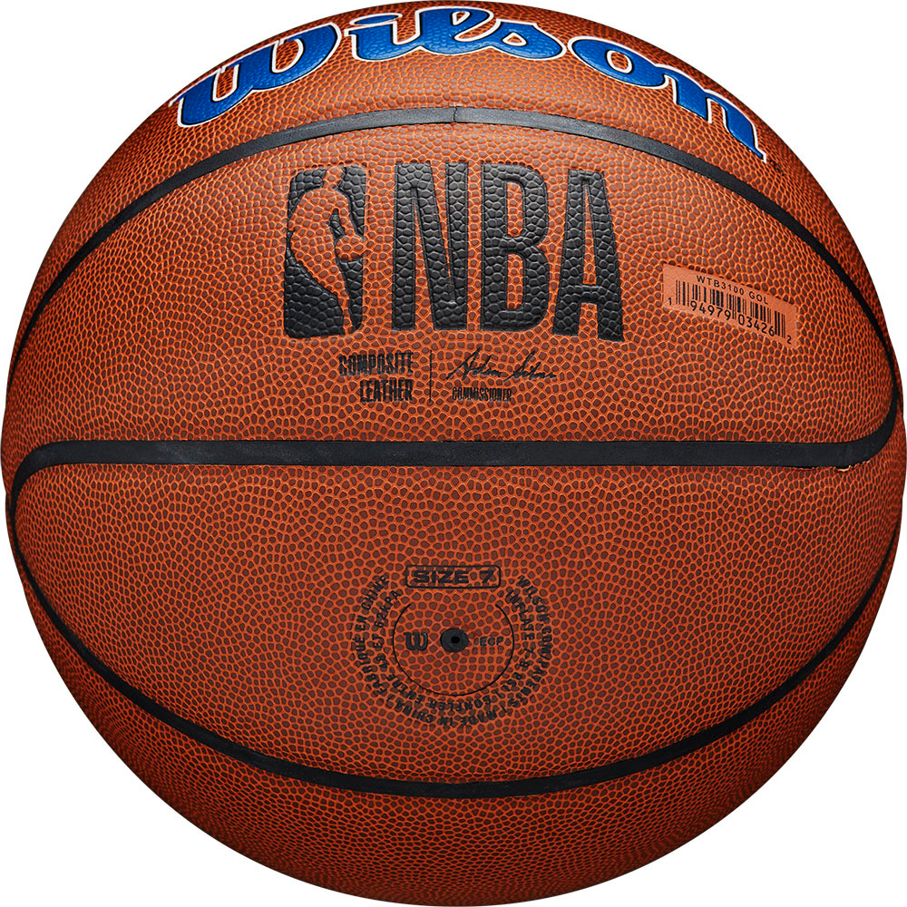 Мяч баскетбольный Wilson NBA Golden State Warriors WTB3100XBGOL, размер 7
