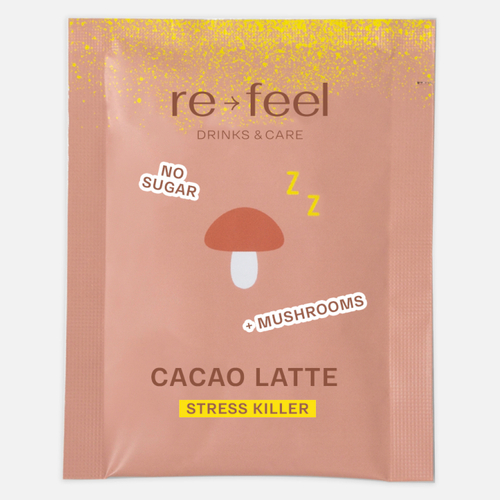 RE-FEEL  Какао-латте с рейши и специями (саше 1 шт)
