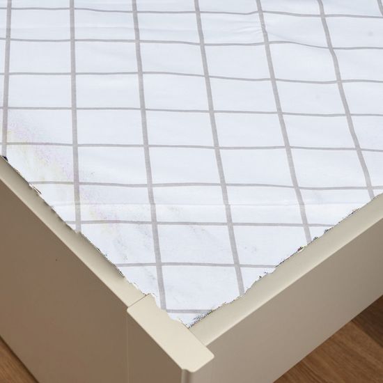 Простыня на резинке  Палермо,  90x200х30 , ранфорс  DOMTEKC