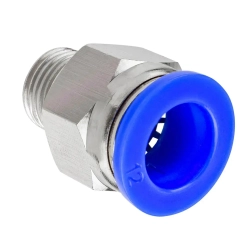 Фитинг для пластиковых трубок 12мм с наружной резьбой 1/4'' Forsage F-SPC12-02