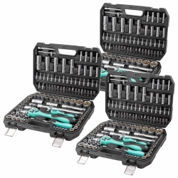 ( 3 K-T ) Набор инструментов PROFI 108пр. 1/4'',1/2''(6гр)(4-32мм) MAMEDFORCE MF-41082-5 ( 3 K-T )