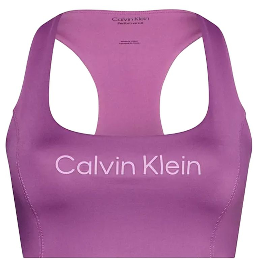 Теннисный бюстгальтер Calvin Klein Medium Support Sports - amethyst